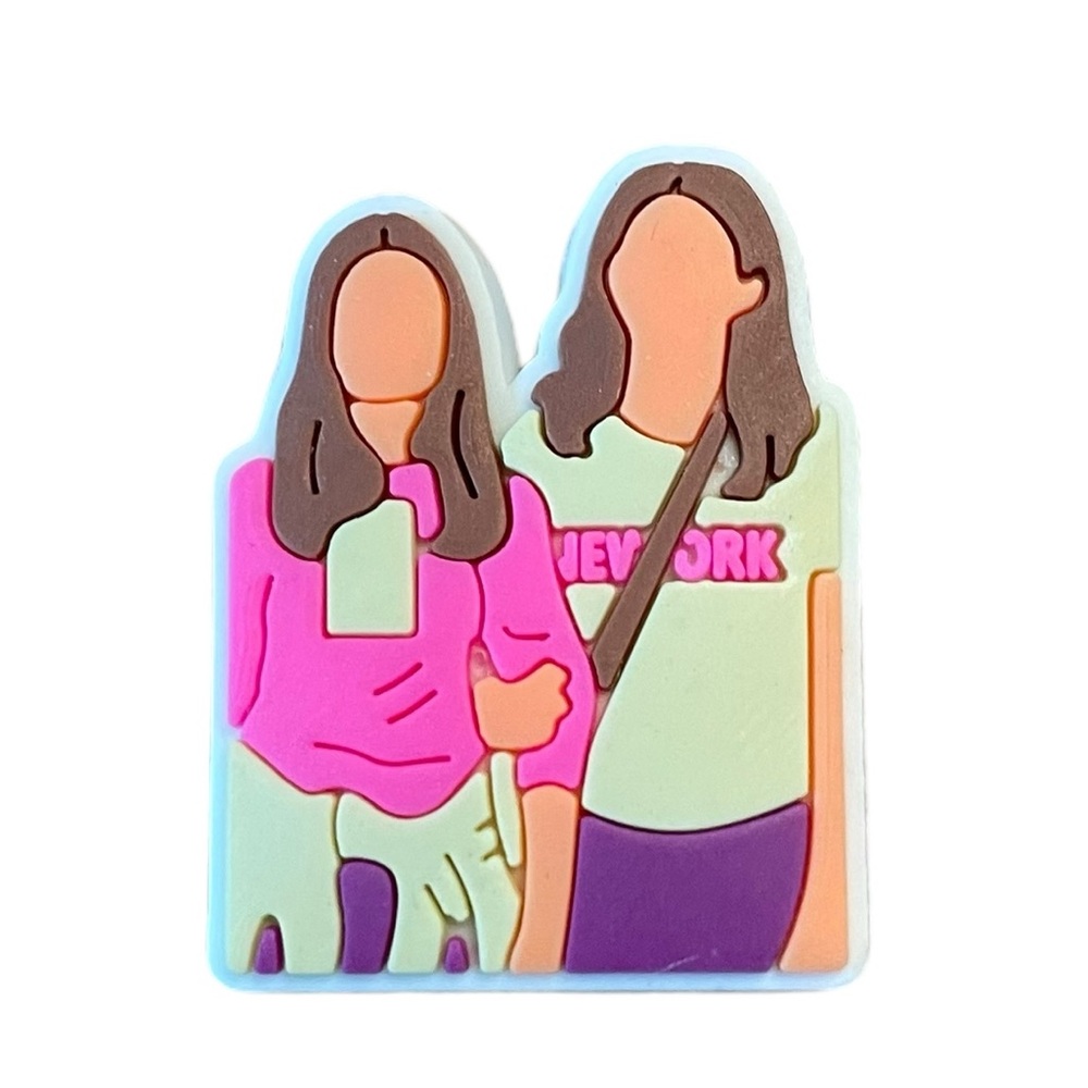 Rory & Lorelai From Gilmore Girls Croc Charm